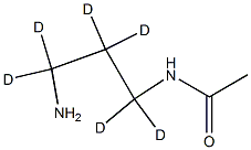 N-Acetyl-1,3-propanediaMine-d6 Struktur