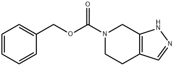 2,4,5,7-Tetrahydro-pyrazolo[3,4-c]pyridine-6-carboxylic acid benzyl ester Struktur