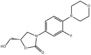 (S)-3-(3-fluoro-4-Morpholinophenyl)-5-(hydroxyMethyl)oxazolidin-2-one Struktur