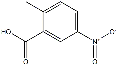 5-nitro-2-Methyl benzoic acid Struktur