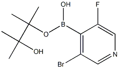 3-BroMo-5-fluoropyridine-4-boronic acid pinacol ester Struktur