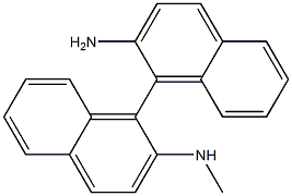 S-N-Methyl-[1,1'-Binaphthalene]-2,2'-diaMine Struktur