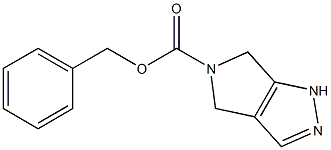 4,6-Dihydro-1H-pyrrolo[3,4-c]pyrazole-5-carboxylic acid benzyl ester Struktur