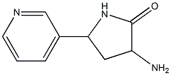 3-AMino-5-pyridin-3-yl-pyrrolidin-2-one Struktur