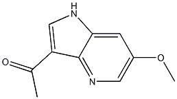 1-(6-Methoxy-1H-pyrrolo[3,2-b]pyridin-3-yl)ethanone Struktur