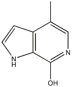 4-Methyl-7-hydroxy-6-azaindole Struktur