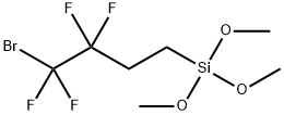 4-BROMO-3,3,4,4-TETRAFLUOROBUTYLTRIMETHOXYSILANE Struktur