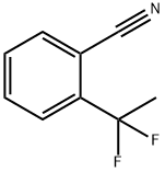 2-(1,1-difluoroethyl)benzonitrile Struktur