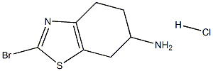 2-BroMo-4,5,6,7-tetrahydro-benzothiazol-6-ylaMine hydrochloride Struktur