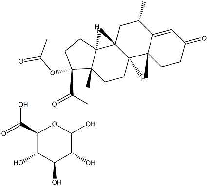 Medroxyprogesterone Glucuronide Struktur