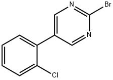 2-broMo-5-(2-chlorophenyl) pyriMidine Struktur