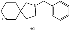 2-benzyl-2,7-diazaspiro[4.5]decane hydrochloride Struktur