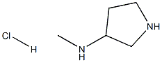 N-Methylpyrrolidin-3-aMine hydrochloride Struktur