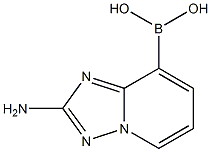 (2-aMino-[1,2,4]triazolo[1,5-a]pyridin-8-yl)boronic acid Struktur