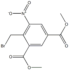 diMethyl 4-(broMoMethyl)-5-nitroisophthalate Struktur