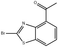 1-(2-BroMo-benzothiazol-4-yl)-ethanone Struktur