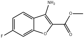 3-AMino-6-fluoro-benzofuran-2-carboxylic acid Methyl ester Struktur