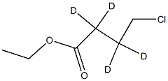 Ethyl 4-Chlorobutyrate-d4 Struktur