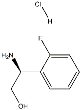 (S)-2-aMino-2-(2-fluorophenyl)ethanol hydrochloride Struktur