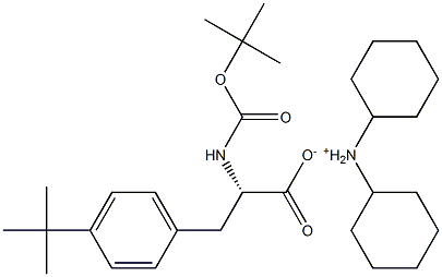 Boc-4-tert-butyl-L-phenylalanine dicyclohexylaMMoniuM salt Struktur