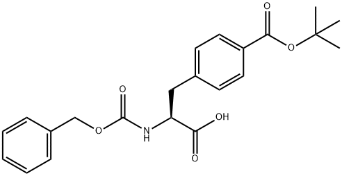 Z-(4-tert-butyloxycarbonyl)-L-phenylalanine Struktur