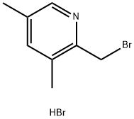 2-(BroMoMethyl)-3,5-diMethylpyridine hydrobroMide Struktur