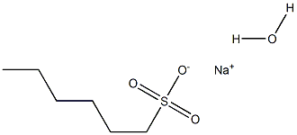 1-Hexanesulfonic acid, sodium salt hydrate,98%,HPLC grade Struktur