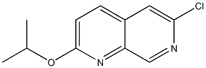 6-chloro-2-isopropoxy-1,7-naphthyridine Struktur