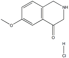 6-Methoxy-2,3-dihydroisoquinolin-4(1H)-one hydrochloride Struktur