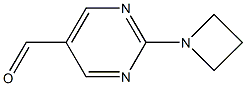 2-(azetidin-1-yl)pyriMidine-5-carbaldehyde Struktur