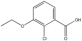 2-chloro-3-ethoxybenzoic acid Struktur