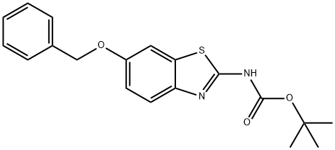 (6-Benzyloxy-benzothiazol-2-yl)-carbaMic acid tert-butyl ester Struktur