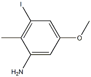 3-iodo-5-Methoxy-2-Methylaniline Struktur