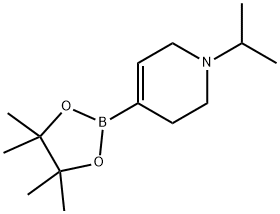 1-Isopropyl-4-(4,4,5,5-tetraMethyl-[1,3,2]dioxaborolan-2-yl)-1,2,3,6-tetrahydro-pyridine Struktur