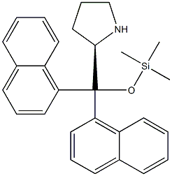 (R)- 2-(Dinaphthalen-1-yl(triMethylsilyloxy)Methyl)pyrrolidine Struktur