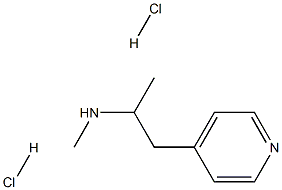 N-Methyl(1-Methyl-2-(4-pyridyl)ethyl)aMine dihydrochloride Struktur