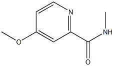 4-Methoxy-N-MethylpicolinaMide Struktur