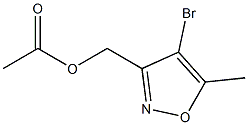 (4-broMo-5-Methylisoxazol-3-yl)Methyl acetate Struktur