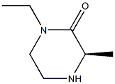 (R)-1-Ethyl-3-Methylpiperazin-2-one Struktur