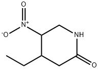 4-ethyl-5-nitropiperidin-2-one Struktur