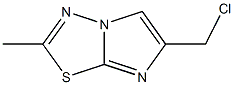 6-(chloroMethyl)2-MethyliMidazo[2,1-b][1,3,4]thiadiazole Struktur