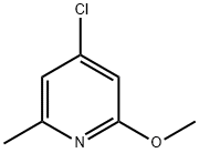 4-Chloro-2-Methoxy-6-Methyl-pyridine Struktur