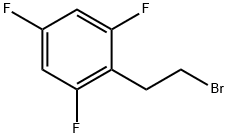 2-(2-broMoethyl)-1,3,5-trifluorobenzene Struktur