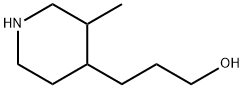 3-(3-Methylpiperidin-4-yl)propan-1-ol Struktur