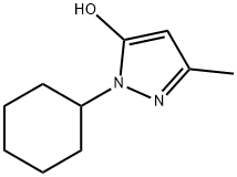 2-Cyclohexyl-5-Methyl-2H-pyrazol-3-ol Struktur