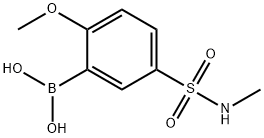 (2-Methoxy-5-(N-MethylsulfaMoyl)phenyl)boronic acid Struktur