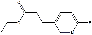 ethyl 3-(6-fluoropyridin-3-yl)propanoate Struktur