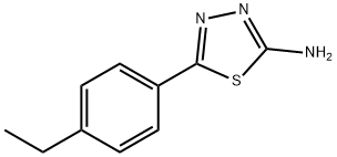 5-(4-ethylphenyl)-1,3,4-thiadiazol-2-amine Struktur