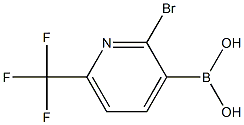 2-BroMo-6-(trifluoroMethyl)pyridin-3-boronic acid Struktur