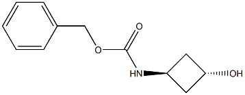 benzyl ((trans)-3-hydroxycyclobutyl)carbaMate Struktur